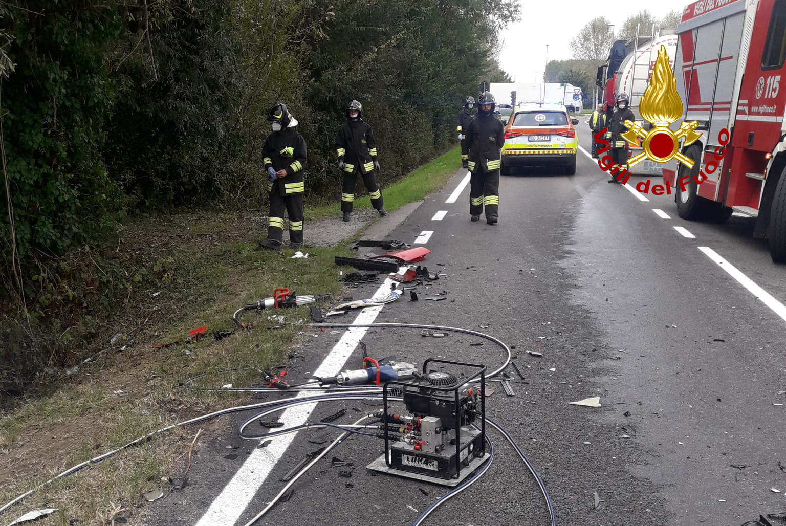 SPINEA: SCHIANTO TRA AUTO E CAMION, MUORE UN 55ENNE